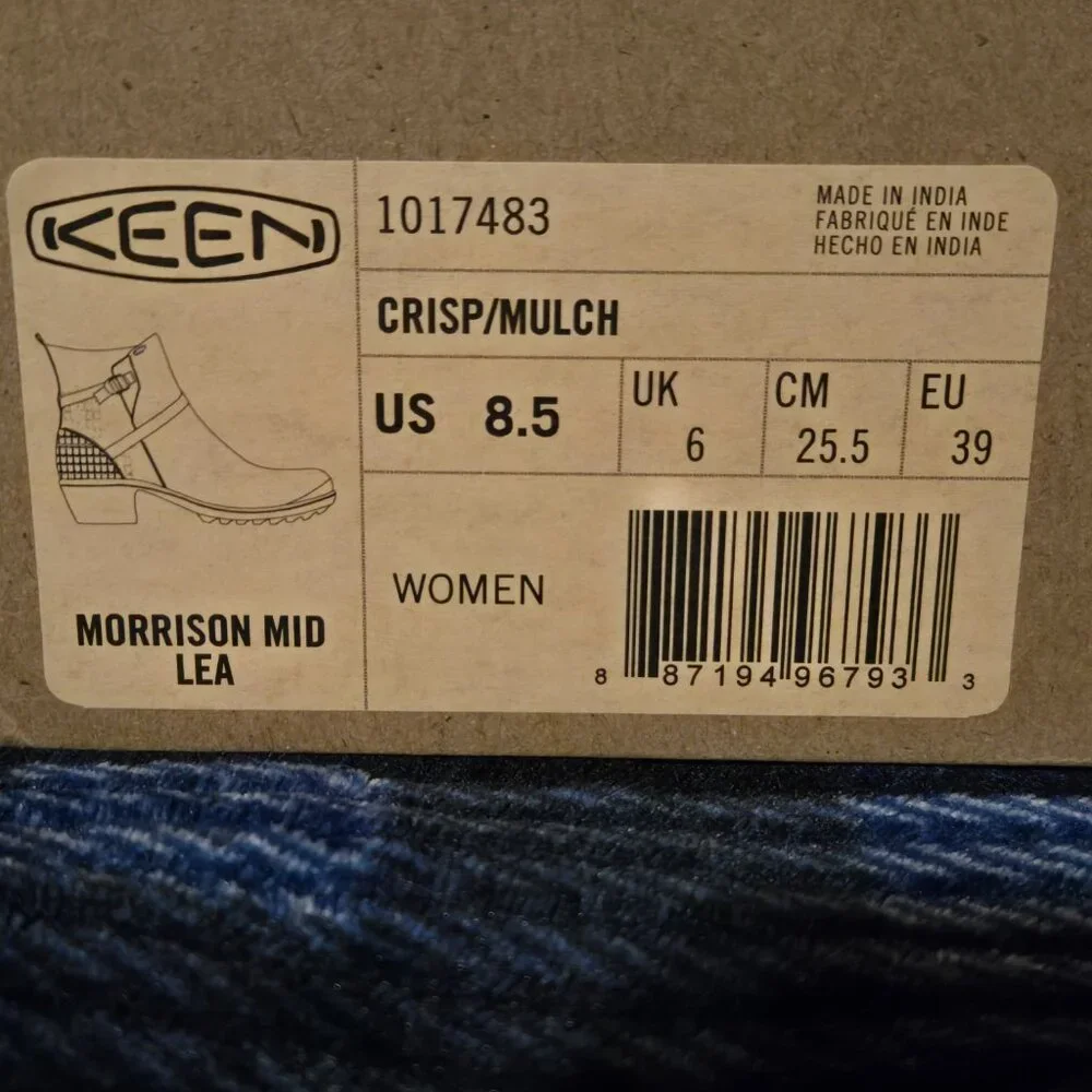 Keen Morrison Mid LEA Boots. 8.5 NWOT - Picture 4 of 6